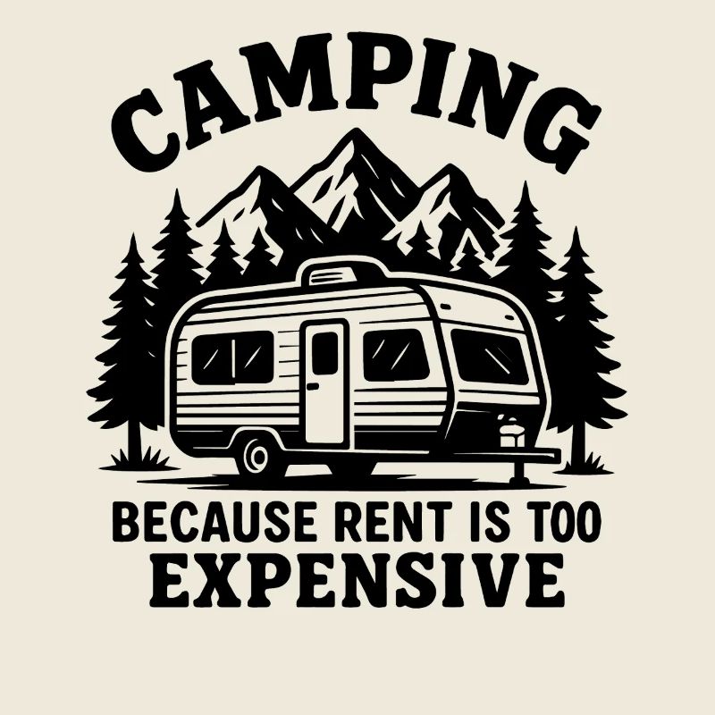 Funny Camper Saying Design