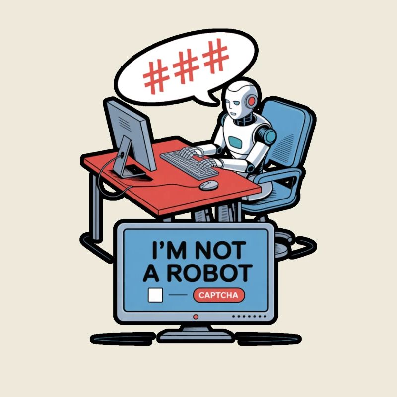 Captcha Humor: I'm Not a Robot