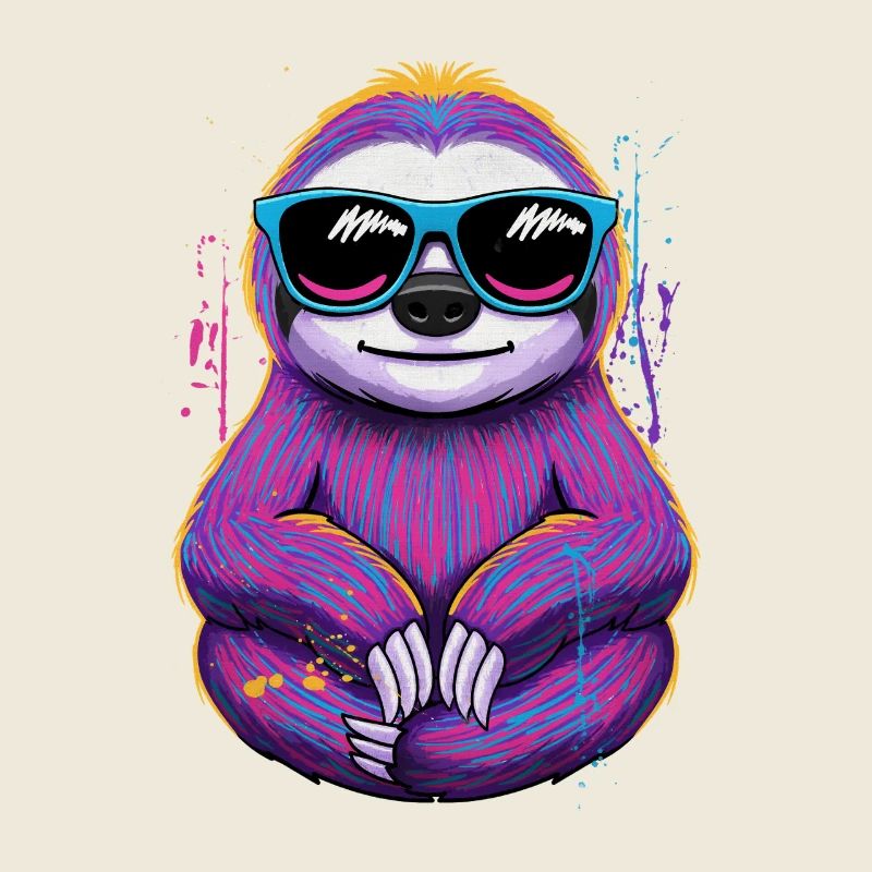 Sleepyhead Lazy Chilling Relaxing Sloth