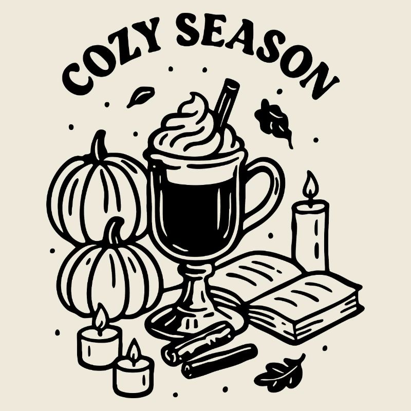 Saison douillette, Illustration d’automne