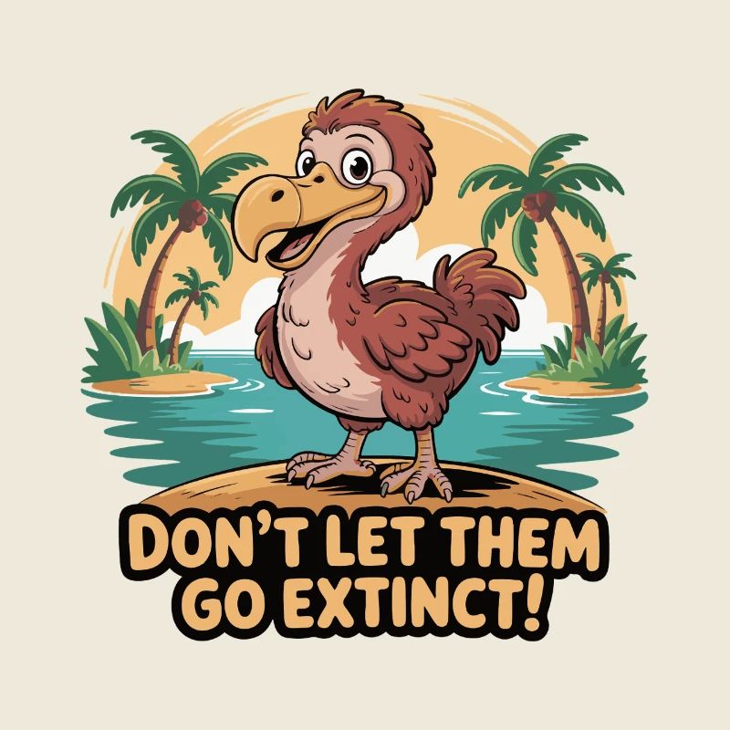 Dinosaurier überlebt Aussterben Zitat Design