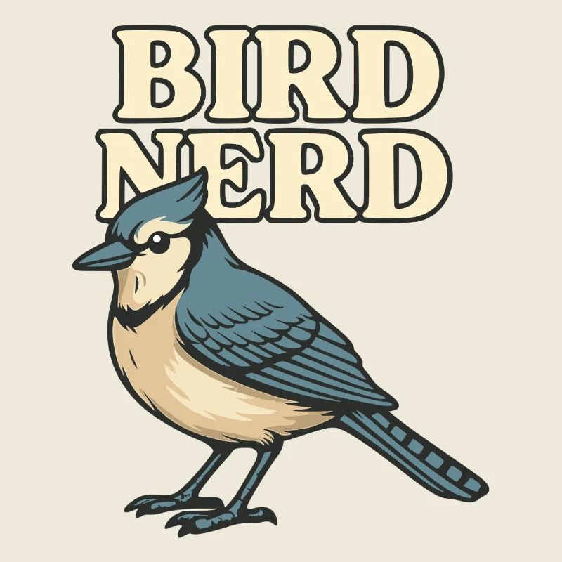 Motif Nerd Oiseau 2