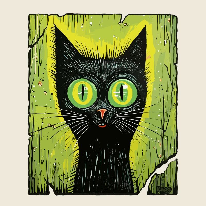 Regard de chat mystique
