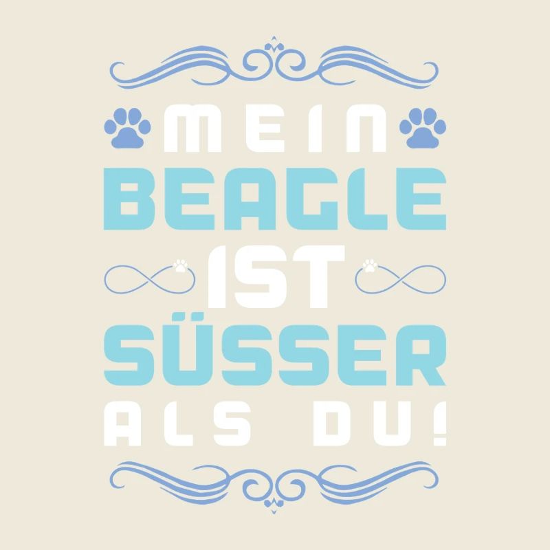 beagle hund spruch