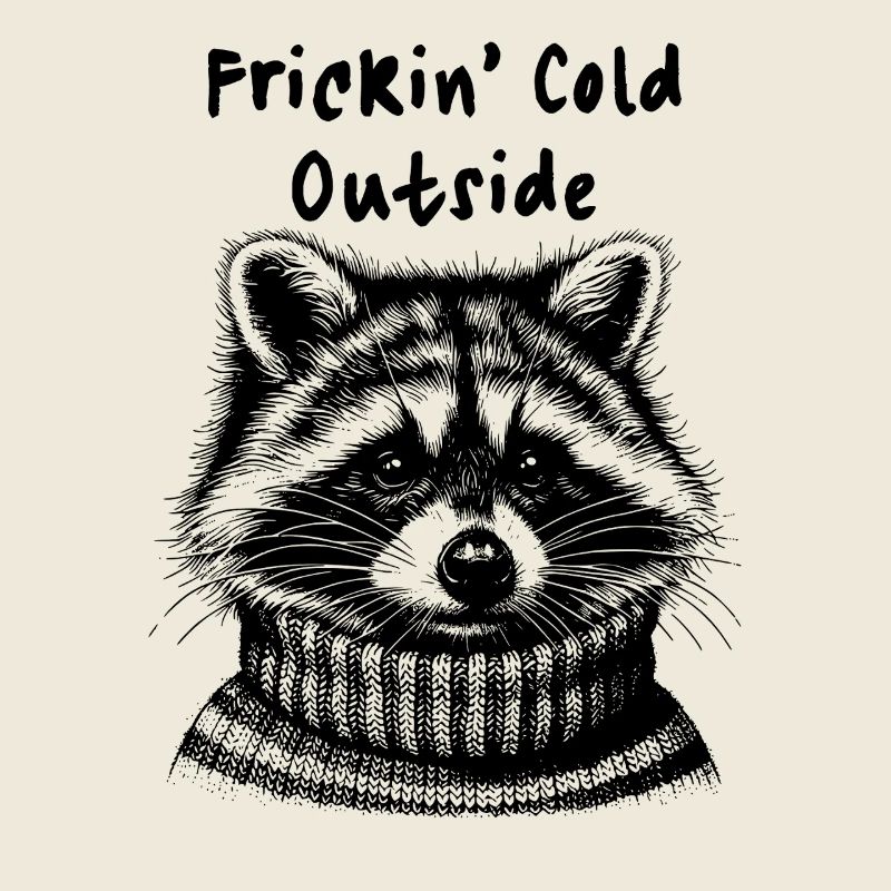 Frickin Cold Outside Waschbär