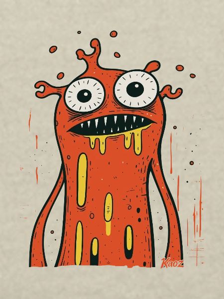 Cooles Monster Design
