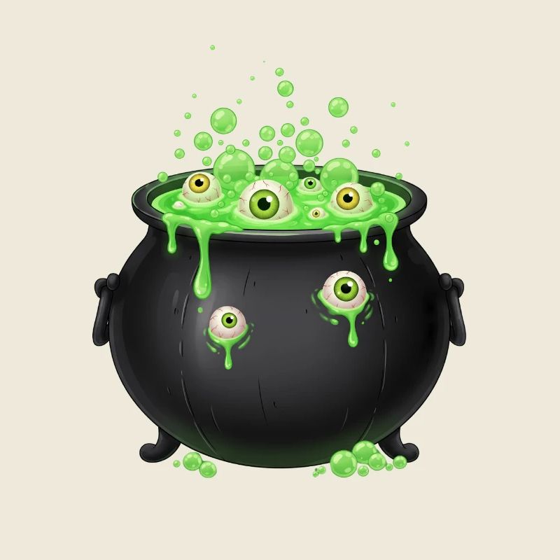 Potion oculaire verte