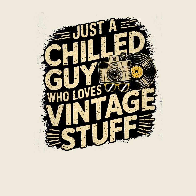 Gekühlter Kerl im Vintage-Stil