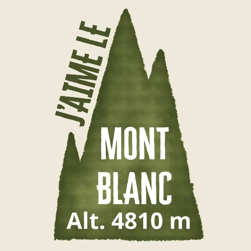 J'aime le MONT BLANC alt 4810 m