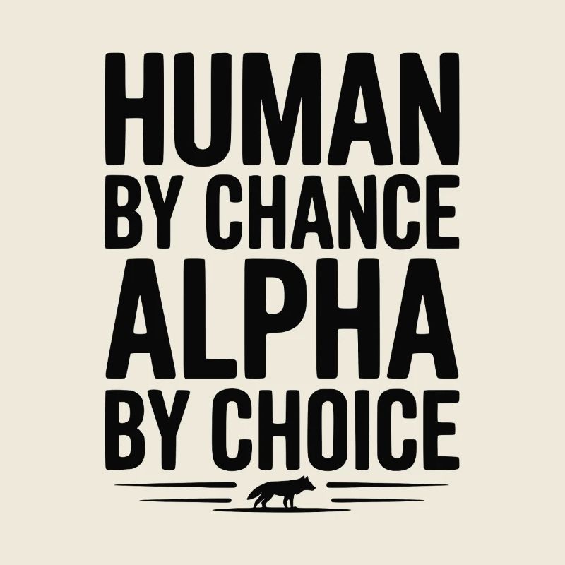 Human by Chance Alpha by Choice