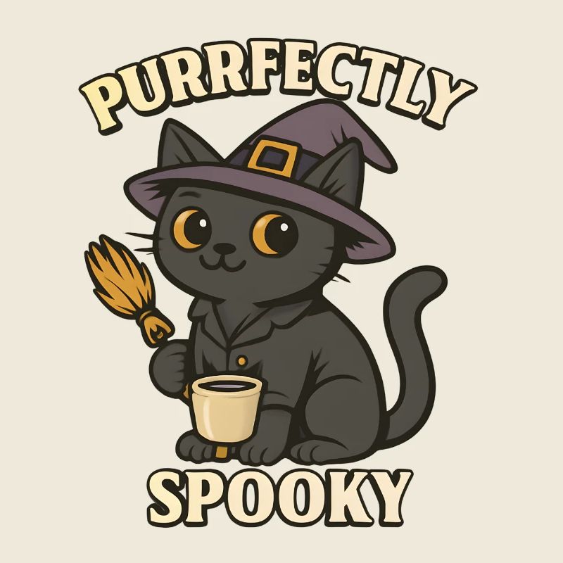 Chat Sorcière – Purrfectly Spooky