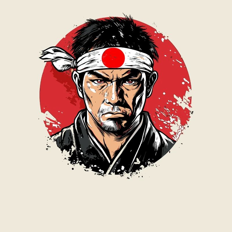 Japanischer Samurai-Krieger