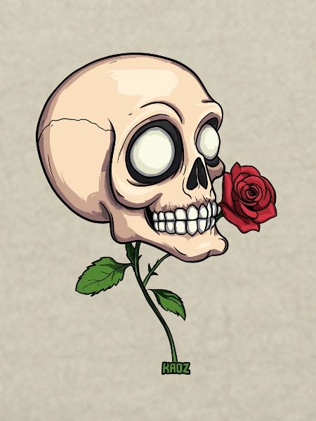 Skull Rose