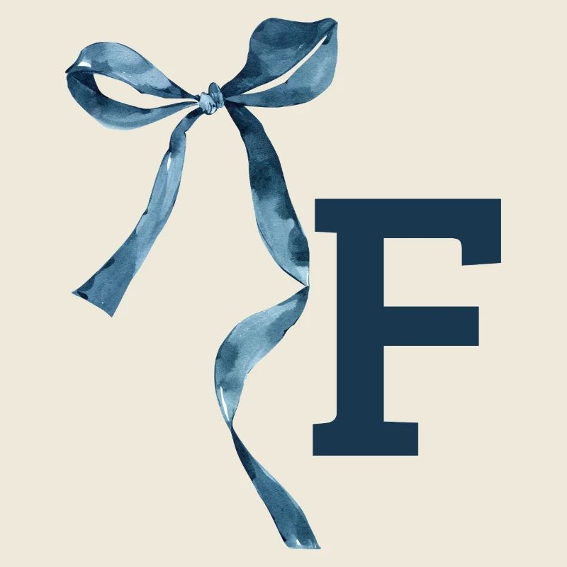Monogram f gift idea