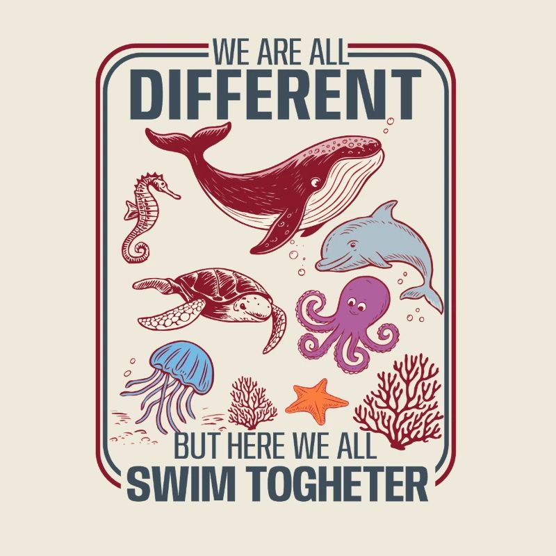 Diversité sous-marine Unity Design
