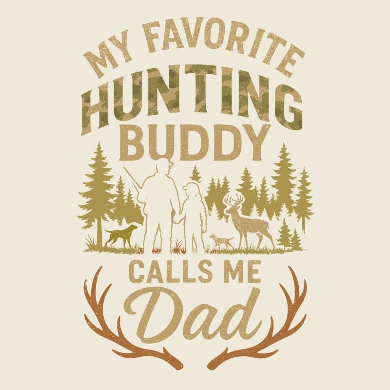 Mon compagnon de chasse préféré m’appelle papa
