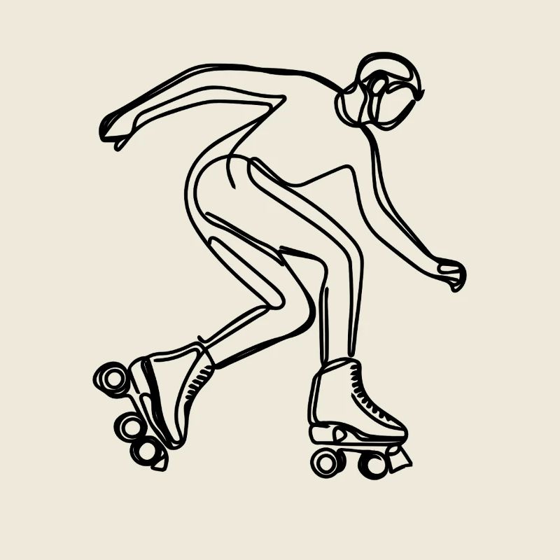 Rollschuhläufer