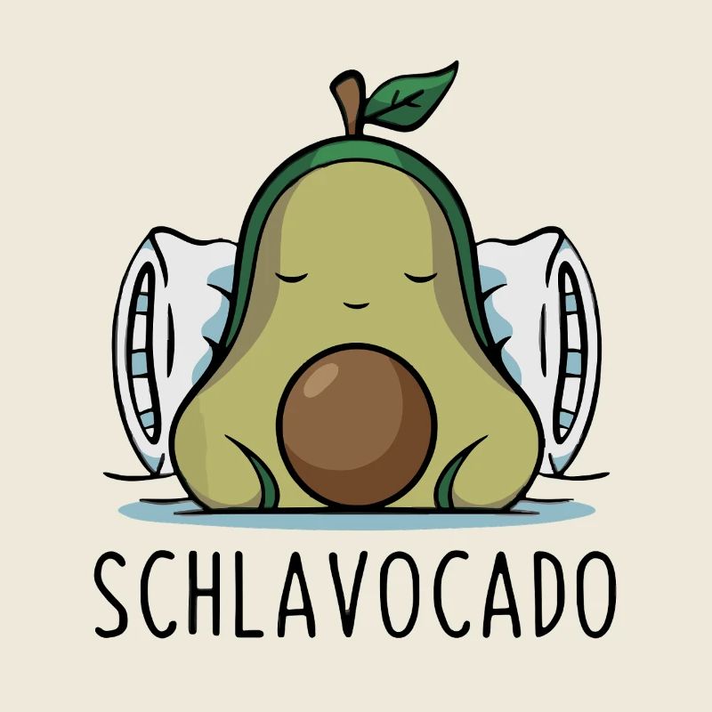 Funny Schlavocado Tired Avocado