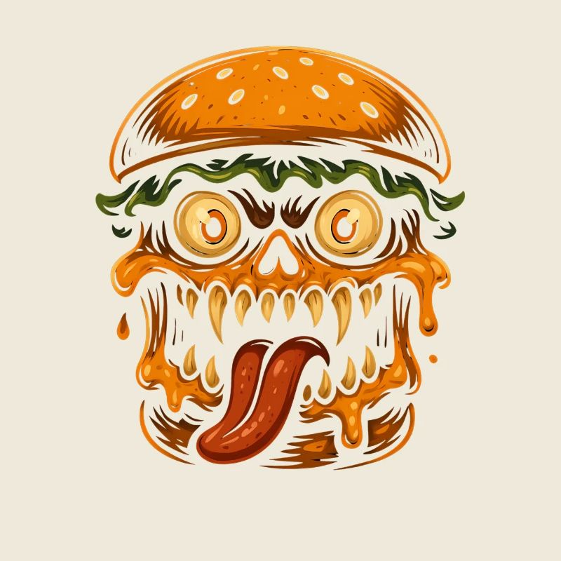 Burger Crâne Monstre