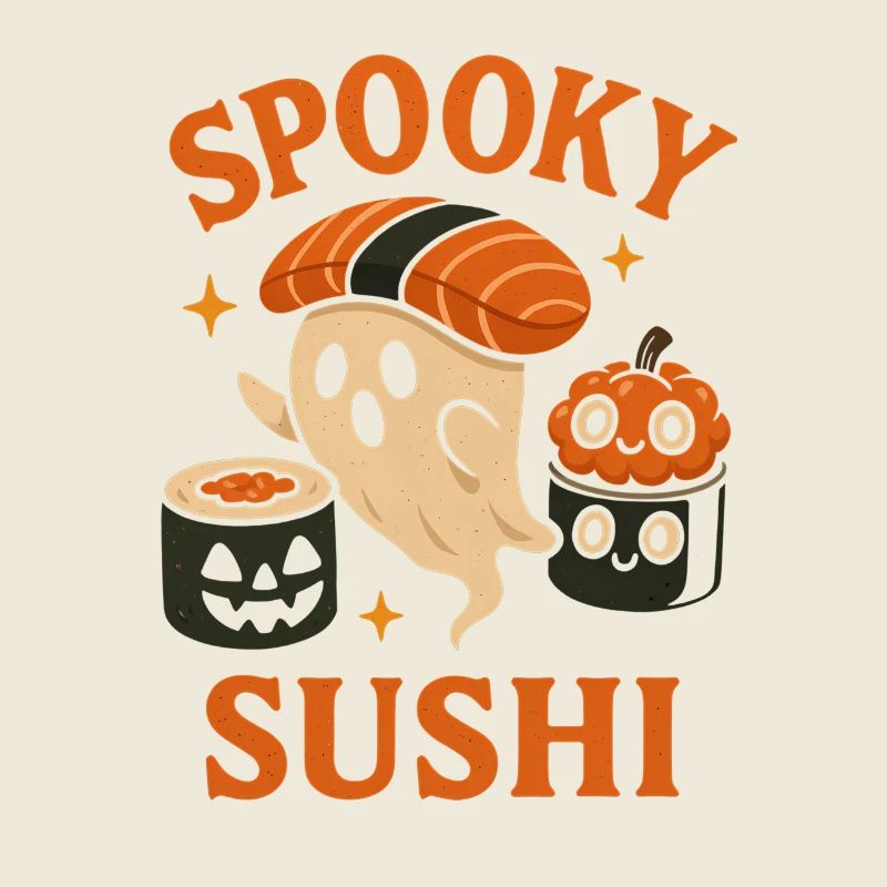 Spooky Sushi Ghosts