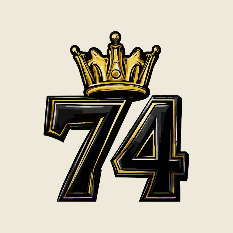 74 Zahl Krone