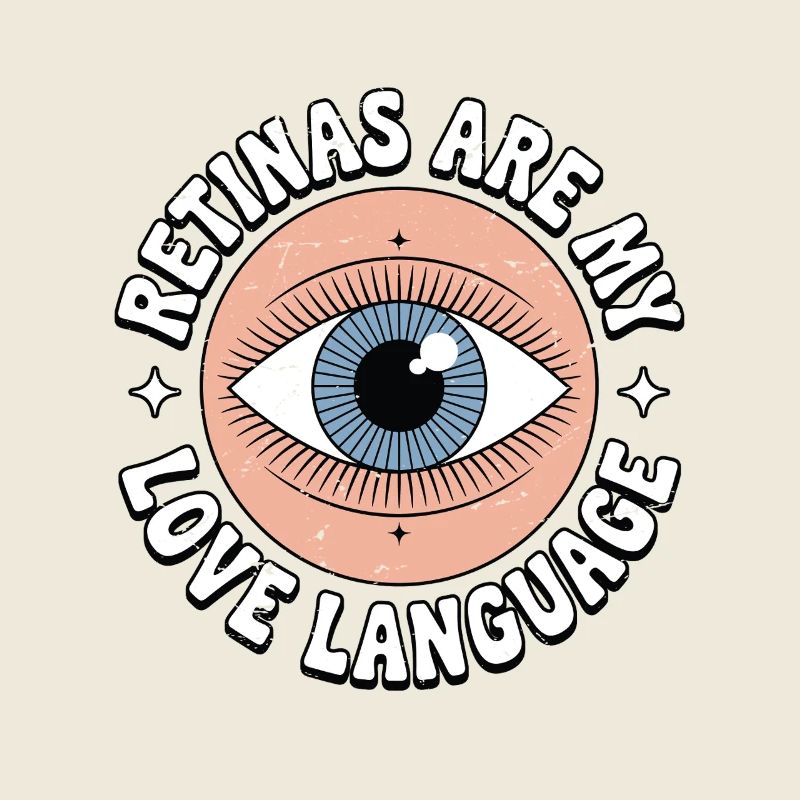 Optométriste Les rétines sont mon langage d’amour Opticien