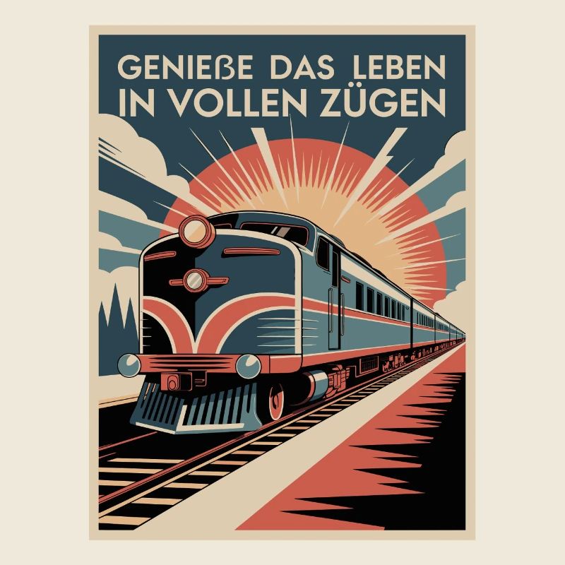 Train Profitez pleinement de la vie Chemin de fer