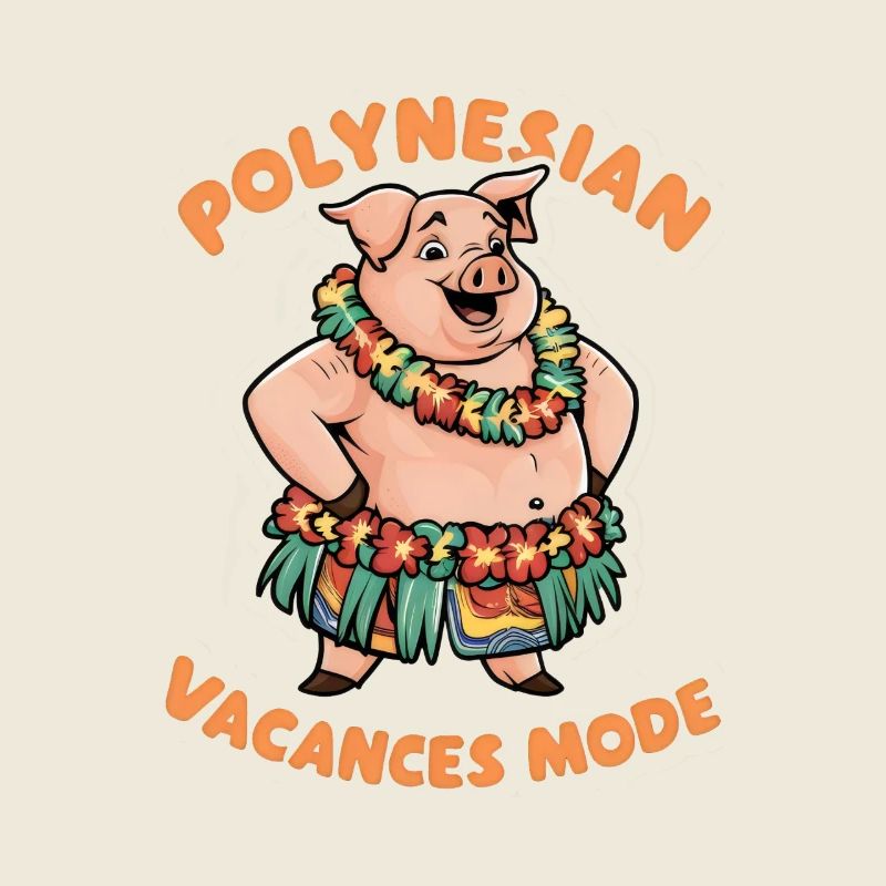 Polynesisch Urlaub Mode Exotisch Tropisch Stil