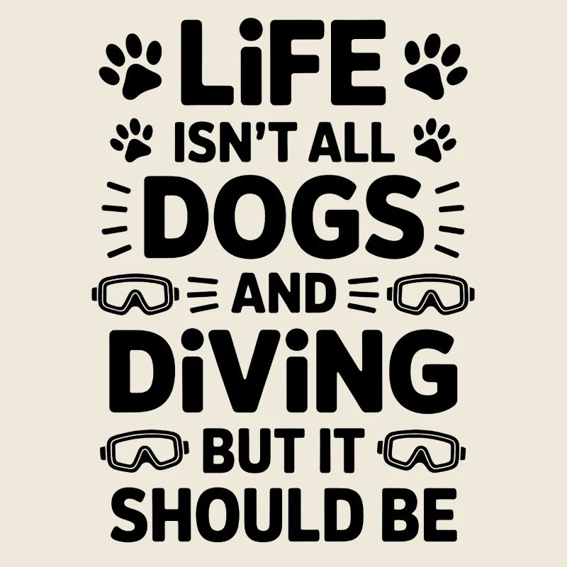 Tauchen Spruch Hunde Lustiges Tauchen Geschenk