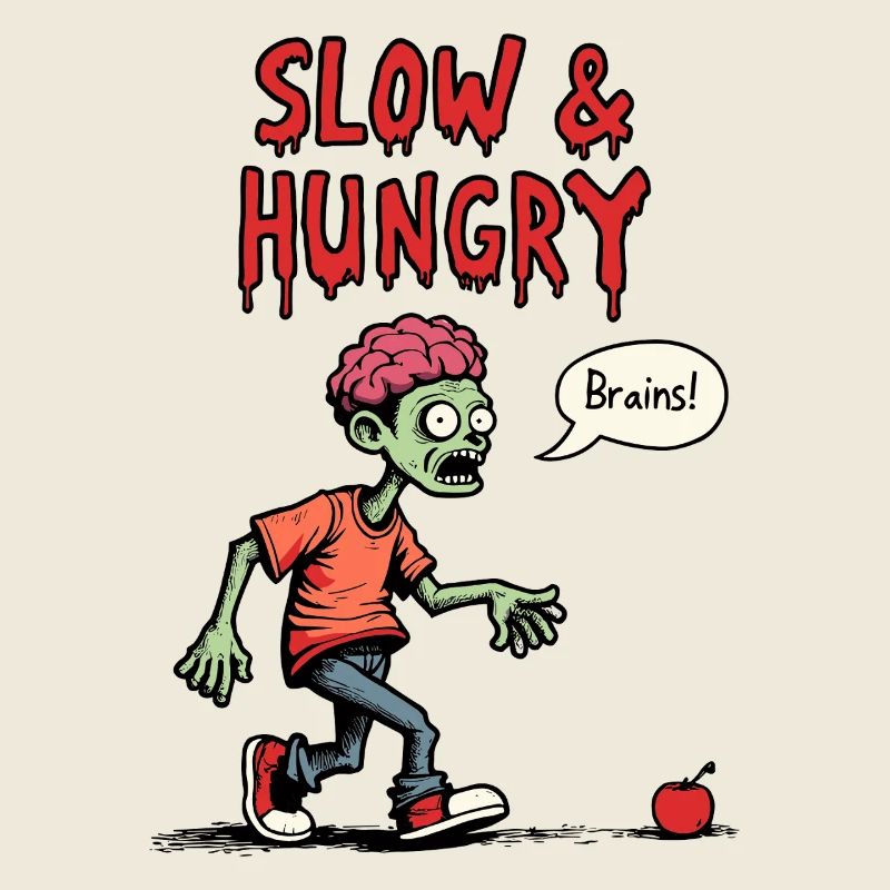 Slow & Hungry Zombie Comic