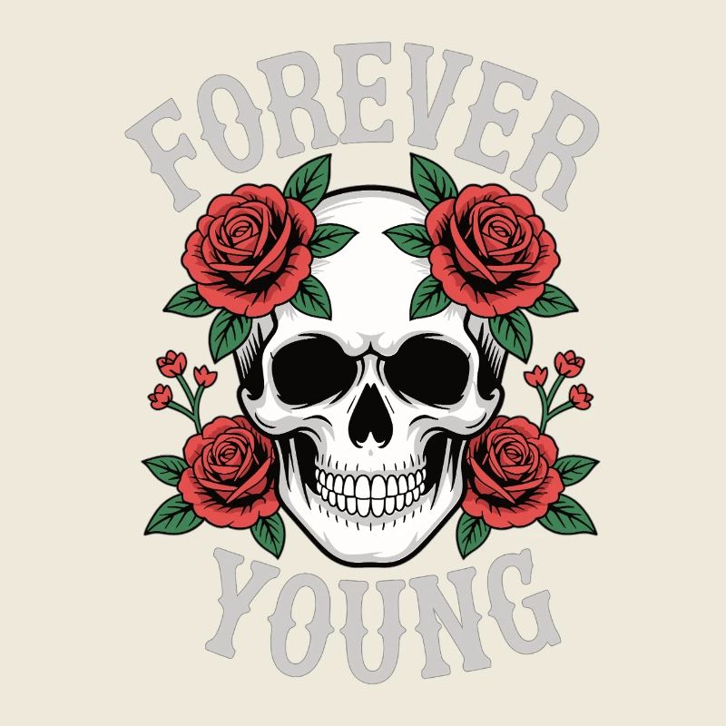 Forever Young Skull Rosen