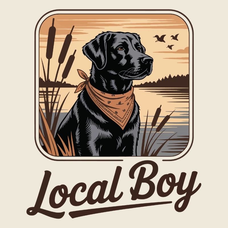 Local Boy Labrador Jagd Hund