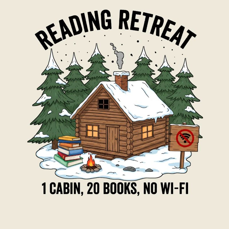 Winter Hut Reading Evening