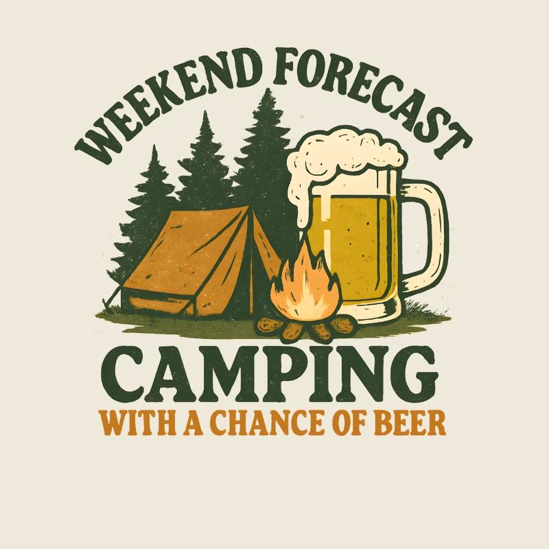 Camping with a beer chance