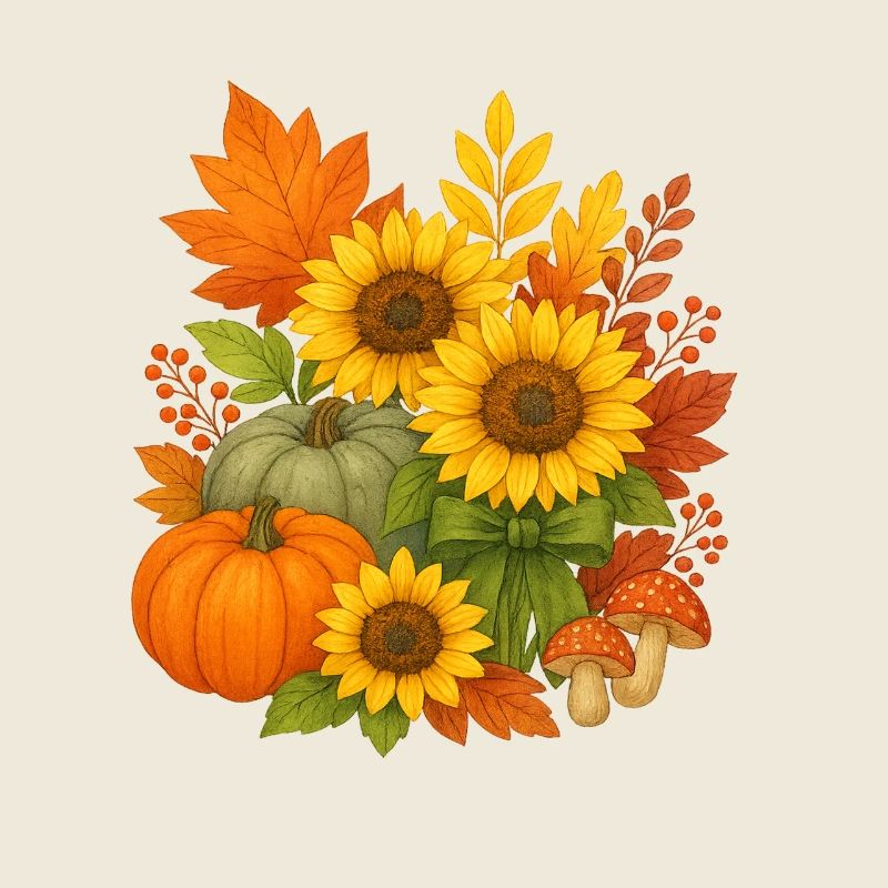Herbsternte Sonnenblumen