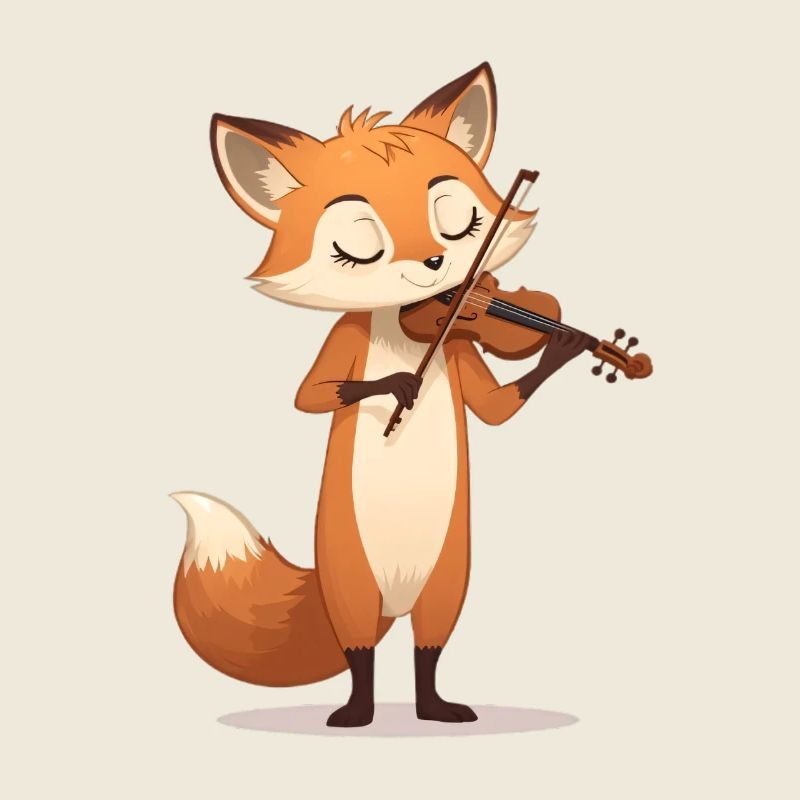 Sanfter Fuchs Violine