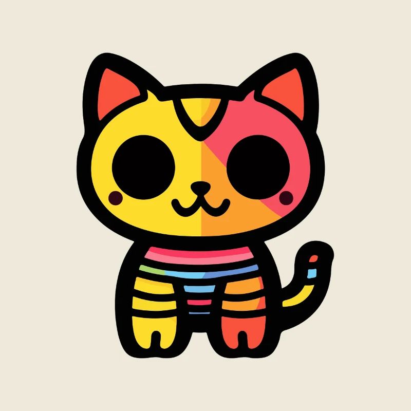 Katze Halloween Zombie