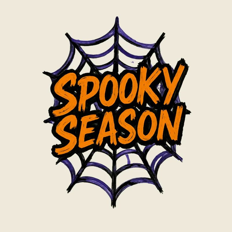 Halloween spider web "Spooky Season"