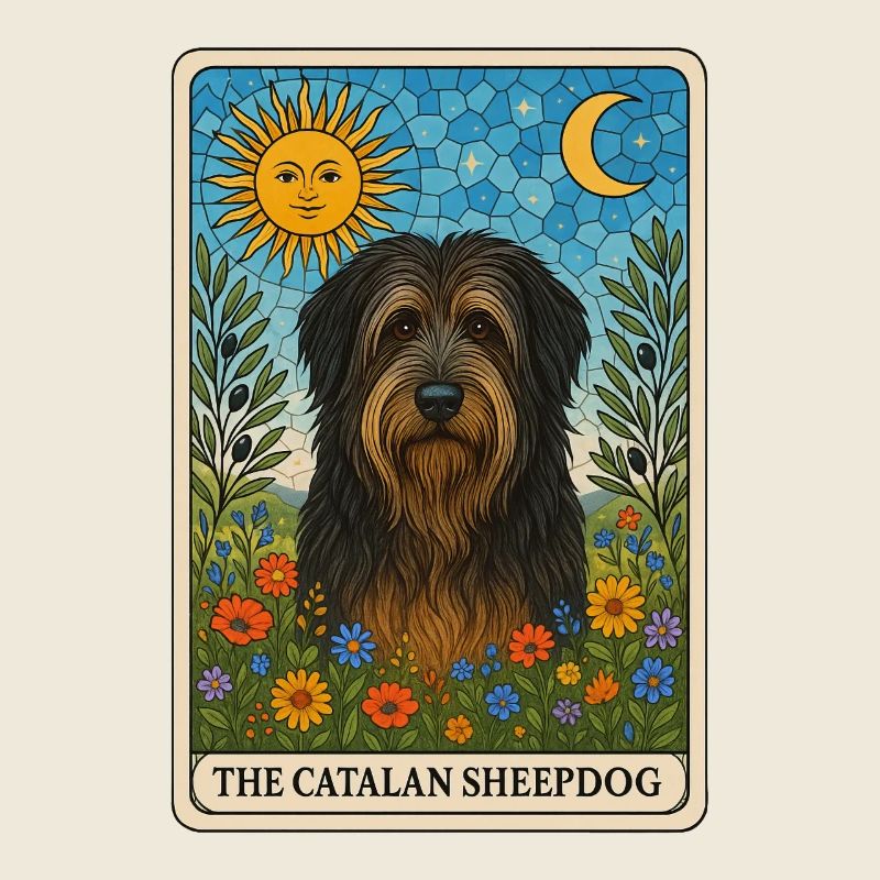 Soleil Lune Chien de berger catalan