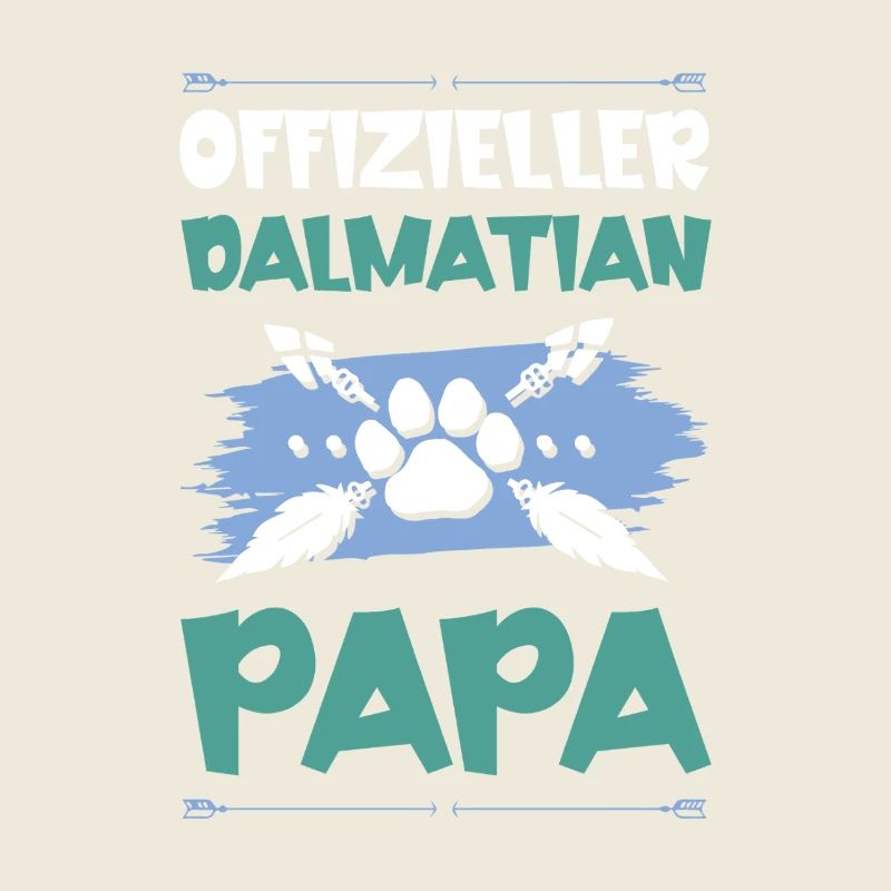Chiens dalmatiens papa