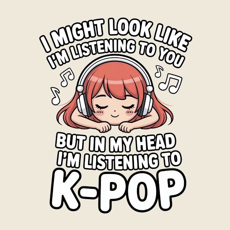 K-Pop Drôle Corée Musique Anime