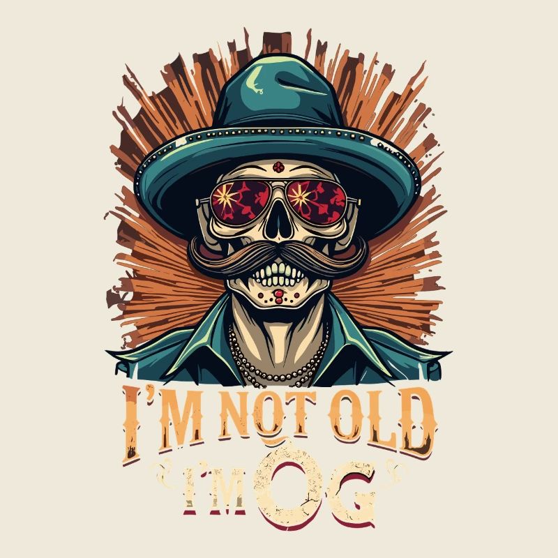 Skeleton Hipster with Hat OG