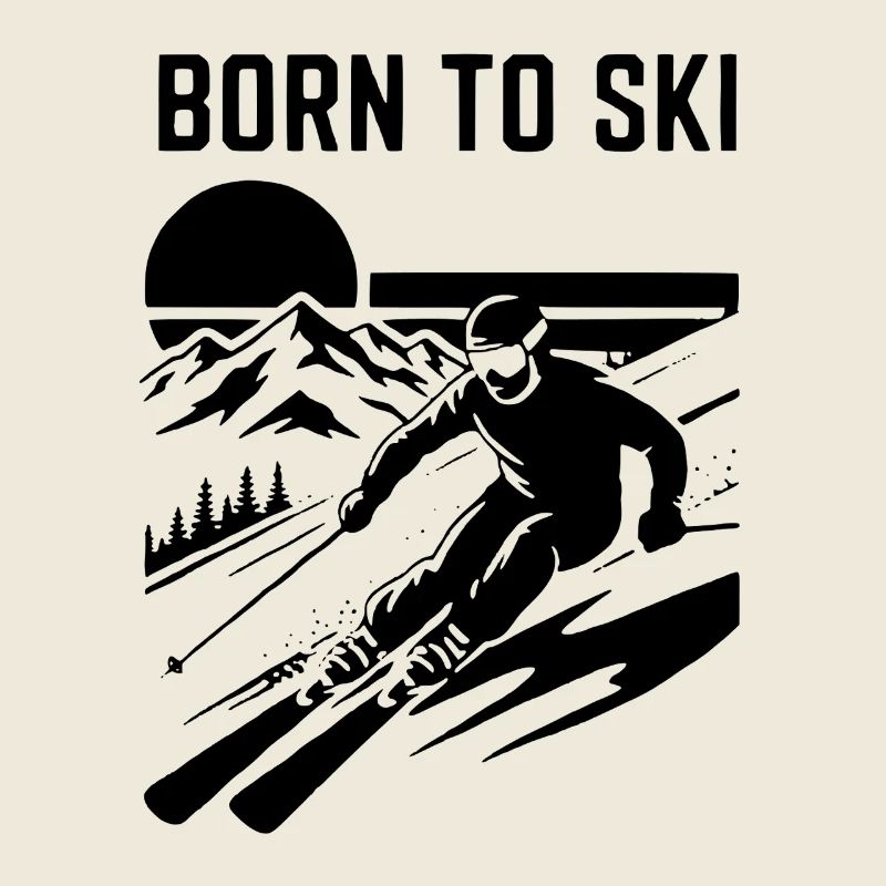 Ski Born To Ski Citation