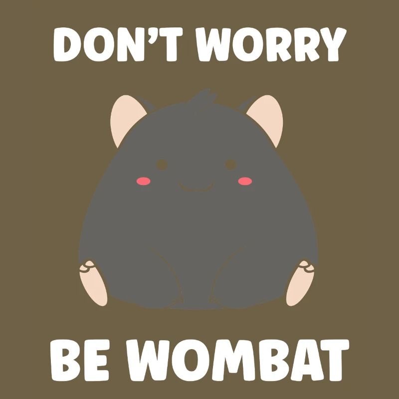 Wombat Peaceful Pattern Joy
