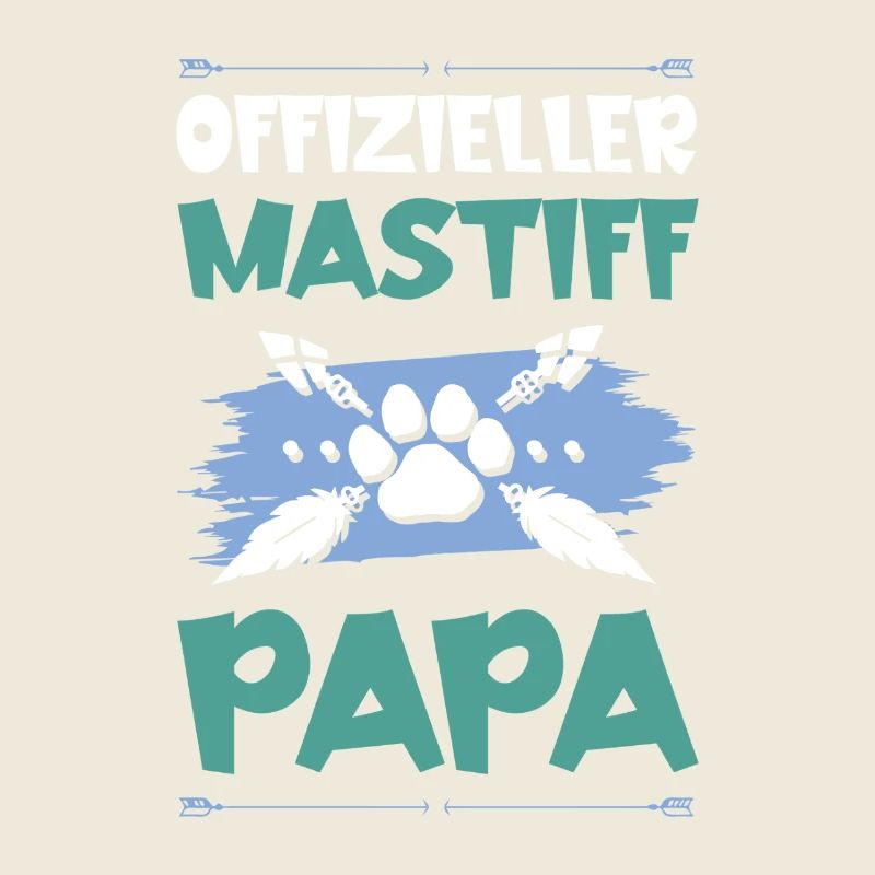 papa chien mastiff