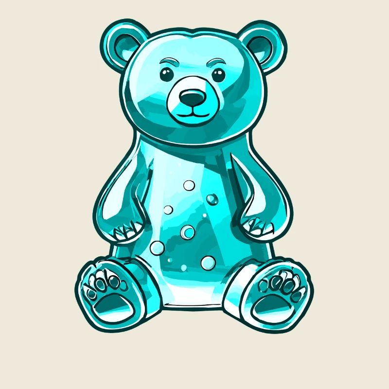Gummy Bear Turquoise