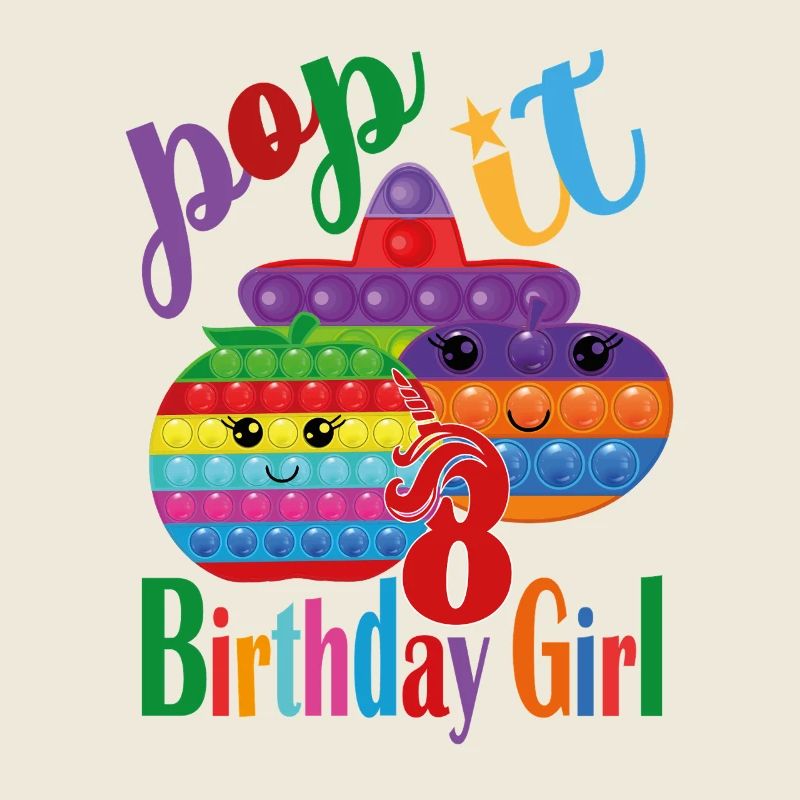 pop-it Fille d’anniversaire 8
