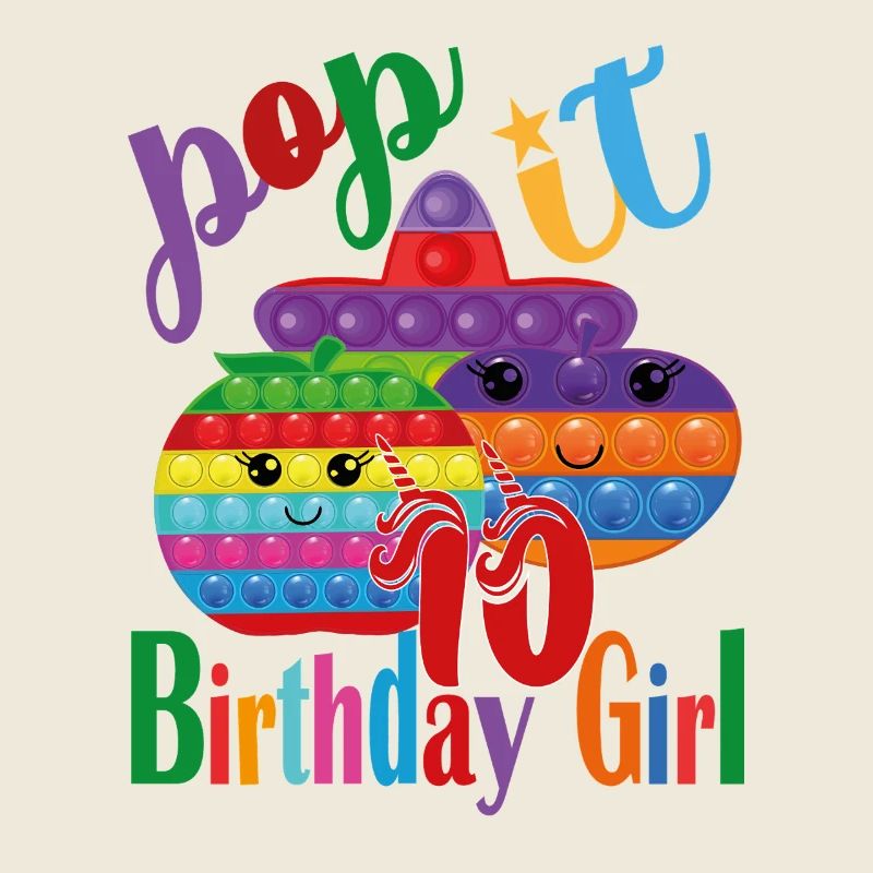 pop-it Fille d’anniversaire 10