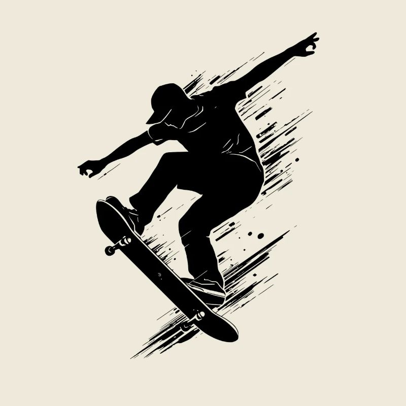 Skateboard Artwork Skateboarding