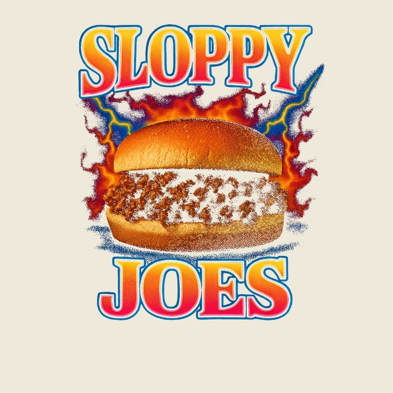 La nourriture préférée de Sloppy Joe Drôle Bizarre Années 90